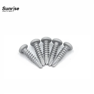 Tornillo autoperforante de cabeza hexagonal de acero al carbono