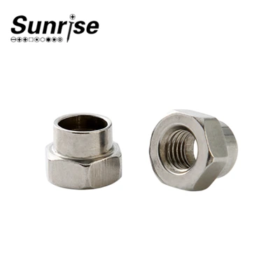 Tuerca de tornillo hexagonal decorativa/tuerca ciega de cabeza redonda