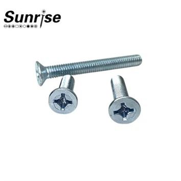 Tornillos de máquina de cabeza plana CSK
