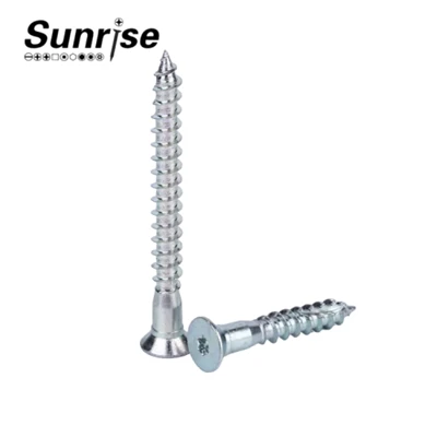 Tornillo penetrante de alta resistencia de la impulsión Torx principal plana plateada cinc